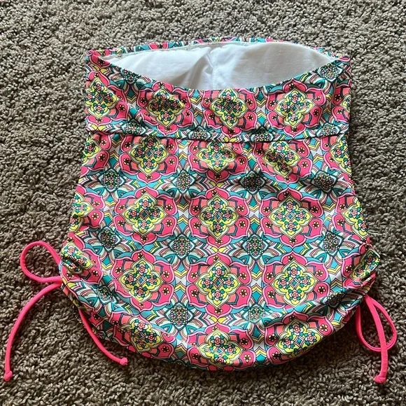 Arizona Jean Company Women’s Strapless Floral Tankini Size Small - Picture 6 of 10